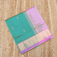 Pure Handloom Korvai Saree | Mint Green