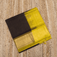 Pure Handloom Korvai Saree | Lakshadeepam | Olive Green