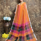 Handloom Handloom Linen Saree  |  Burnt Orange