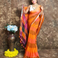 Handloom Handloom Linen Saree  |  Burnt Orange