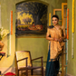Pure Handloom Korvai Saree | Teal Blue and Golden Yellow