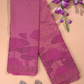 Rajani Rekha - Royal Rani pink silk with floral vine zari