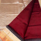 Blood Red and Golden Orange  Border Korvai Saree - 119