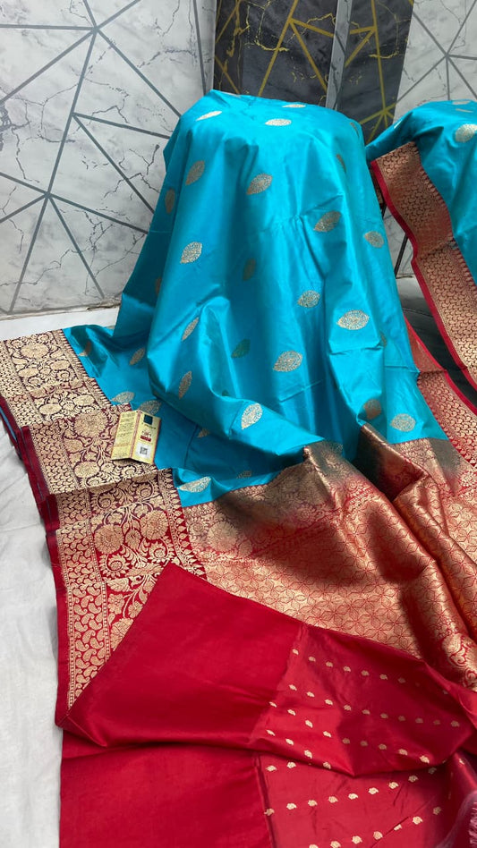 Handloom Benarasi Saree With - 021