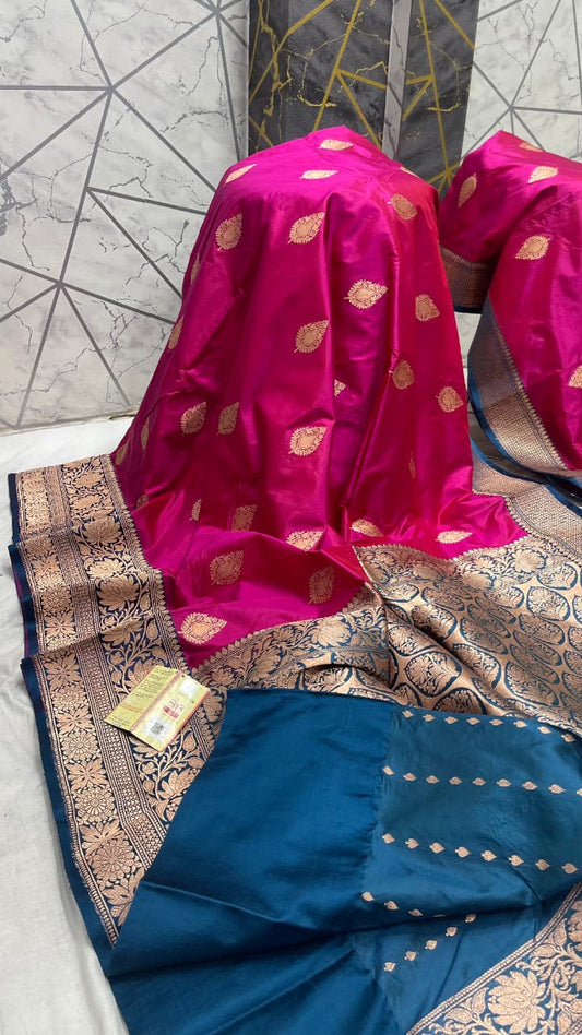 Handloom Benarasi Saree With - 010