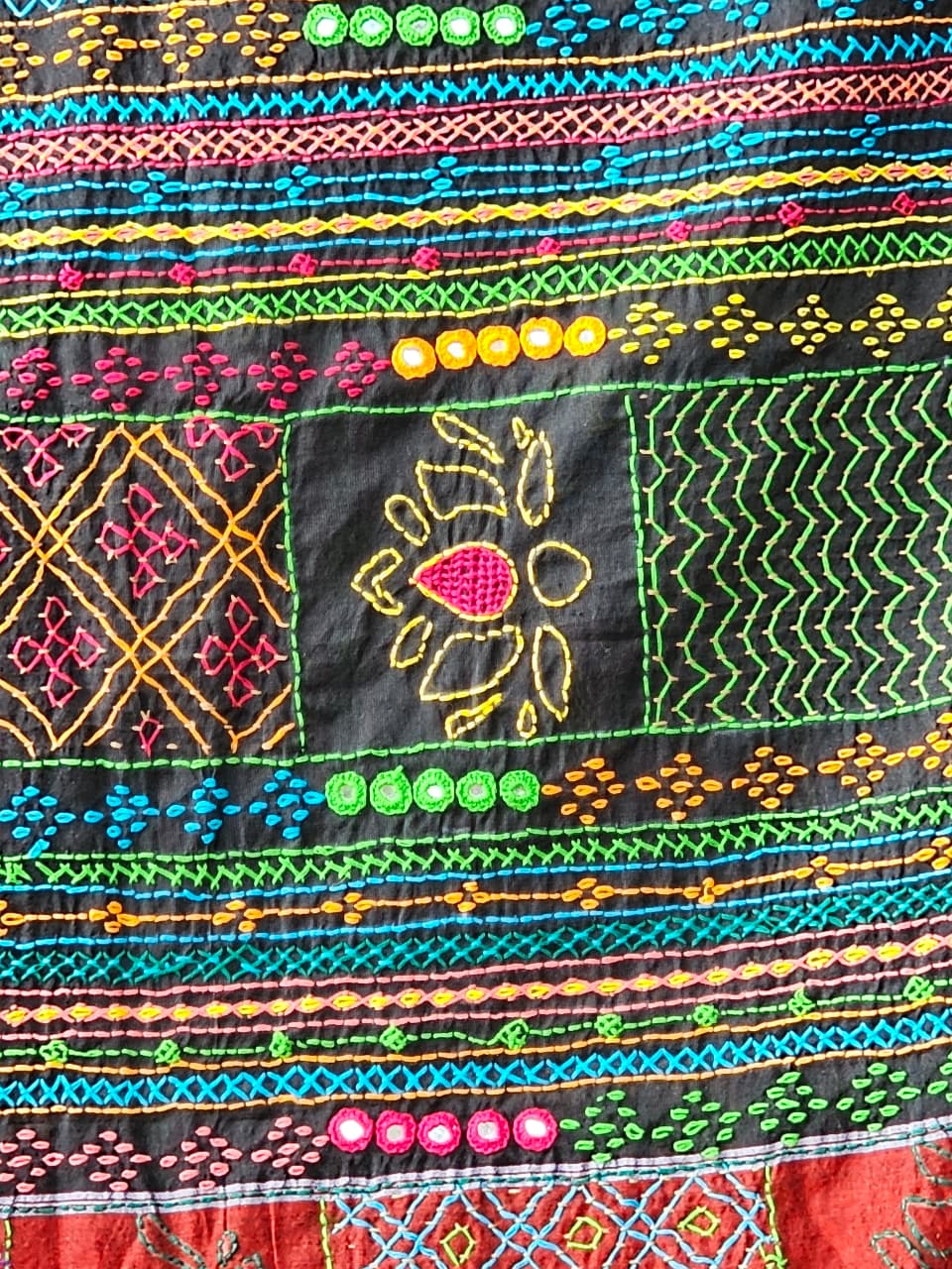 Traditional Ilkal Cotton Saree  |  True Black