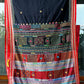 Traditional Ilkal Cotton Saree  |  True Black