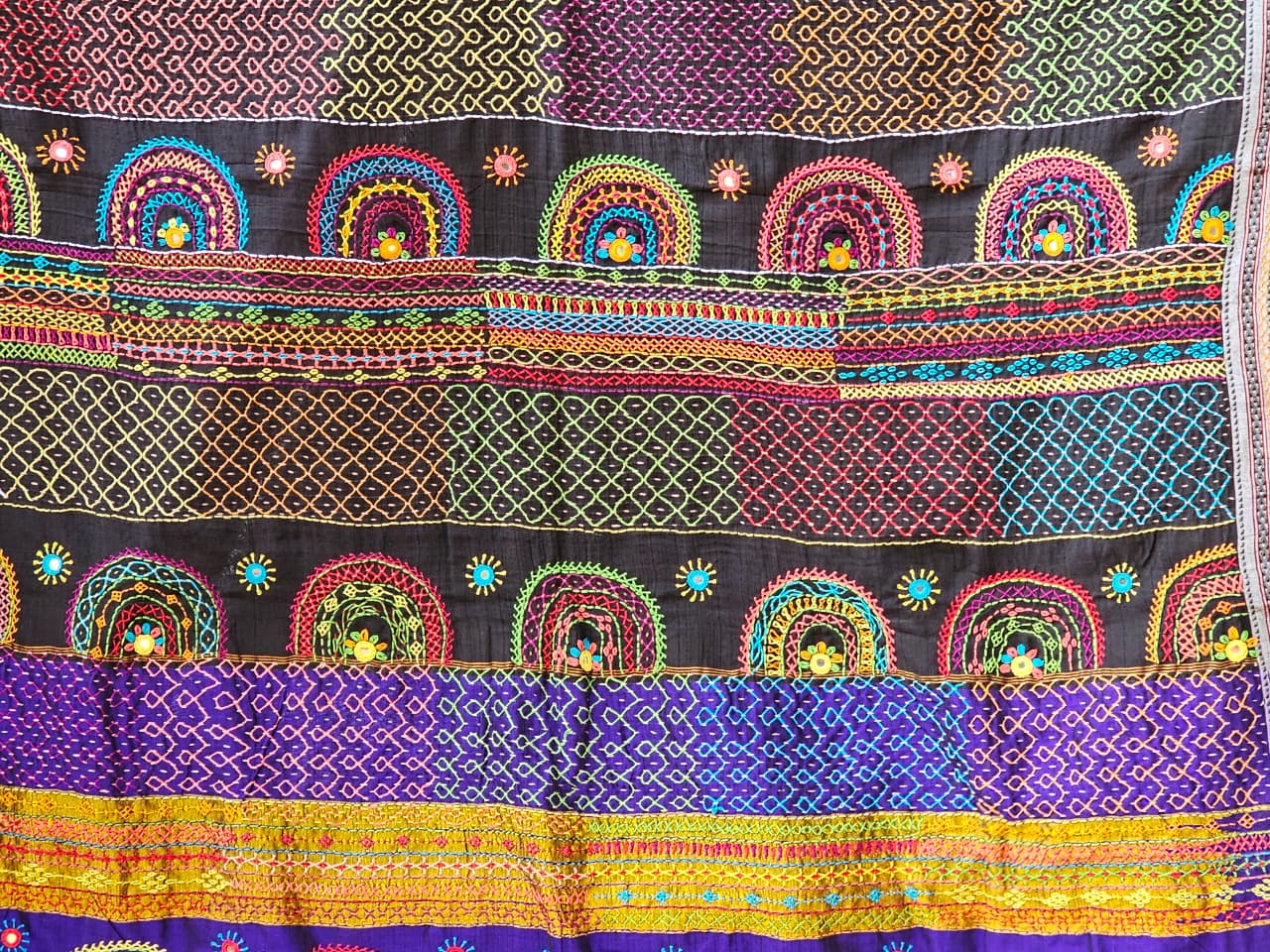 Traditional Ilkal Cotton Saree  |  Dark Purple