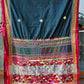 Traditional Ilkal Cotton Saree  |  Rich Black