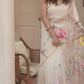 Handwoven Pure Jamdani Muslin Saree  |  Cream Beige