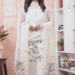 Pure White | Handloom Jamdani Muslin Unstitched 2-Piece Kurti