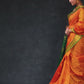Handloom Korvai Silk Cotton Saree  |  Mustard Yellow