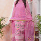Fuchsia Pink | Handloom Jamdani Muslin Unstitched 2-Piece Kurti