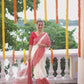 Handloom Bengal Cotton Saree  |  Snow White