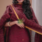 Handwoven Jamdani Muslin Kurti  |  Coffee Brown