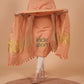 Handwoven Jamdani Linen Kurti  |  Copper Orange