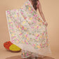 Handwoven Pure Jamdani Cotton Saree  |  Almond Beige