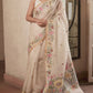 Pearl White Pure Hand Made Jamdani Saree - 101