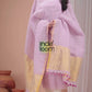 Handwoven Jamdani Linen Kurti  |  Baby Pink
