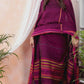 Berry Purple | Handloom Jamdani Muslin Unstitched 2-Piece Kurti | Bhujodi Design