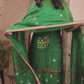 Verdant Jade | Handloom Jamdani Muslin Unstitched 2-Piece Kurti
