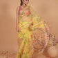 Muslin Tissue Jamdani Saree With Imperial Red - 127