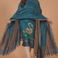 Handwoven Jamdani Linen Kurti  |  Deep Teal