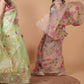 Handwoven Pure Jamdani Silk Saree  |  Sage Green