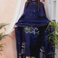 Kanjivaram Blue | Handloom Jamdani Muslin Unstitched 2-Piece Kurti