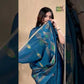 Dark Blue Mercerised Cotton Meenakari Motif 2-Piece Kurti & Dupatta (UNSTITCHED)-878
