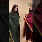 Dark Green Cotton Linen 2-Piece Set Kurti & Dupatta (UNSTITCHED) - 017