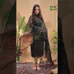 Dark Black Jamdani 2-Piece Set Kurti & Dupatta (UNSTITCHED) -775