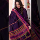 Mulberry Purple Cotton Jamdani 2-Piece Set Kurti & Dupatta (UNSTITCHED) -499