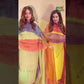 Lemon Yellow Handloom Linen X Linen 2-Piece Set Kurti & Dupatta (UNSTITCHED) -512