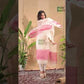 Lace White Sequin Jamdani 2-Piece Set Kurti & Dupatta (UNSTITCHED) -738