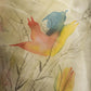 Strelitzia-Birds of Paradise Multicolored-Organza Hand-painted Sari-068