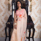 Red Poppies Organza Hand-painted Saree-059